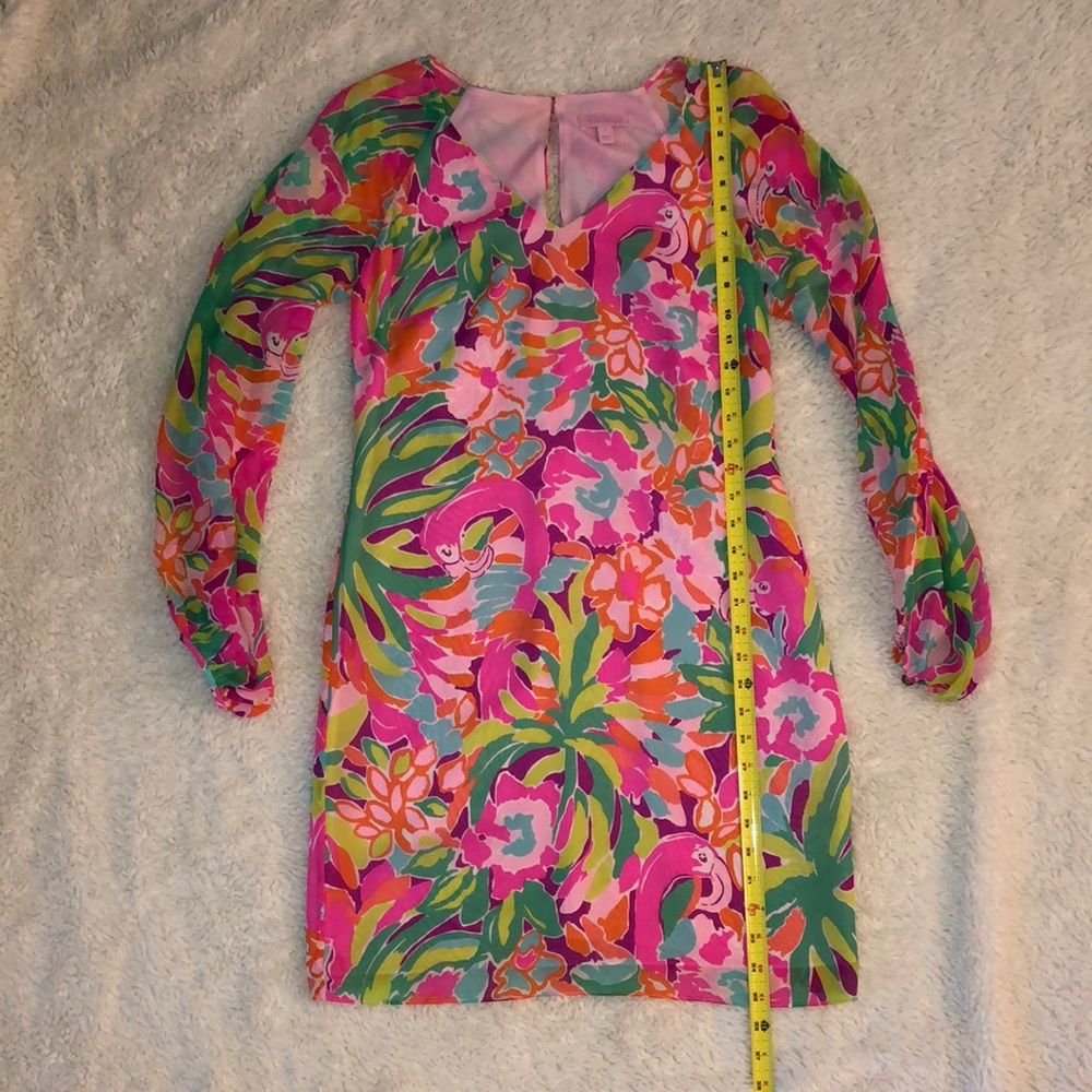 Lilly Pulitzer Carleigh Silk Tunic Dress in Multi Lulu, Size 2. - Picture 16 of 16
